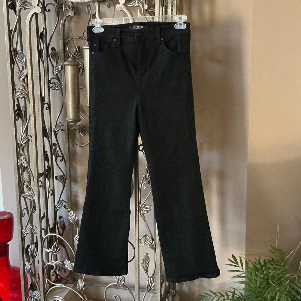Liverpool Jeans Company Classic Black Wide Leg Jeans